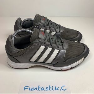 ADIDAS Adiwear Traxion Men's Gray Athletic Golf Shoes Cleats EMG 004002 Size: 10